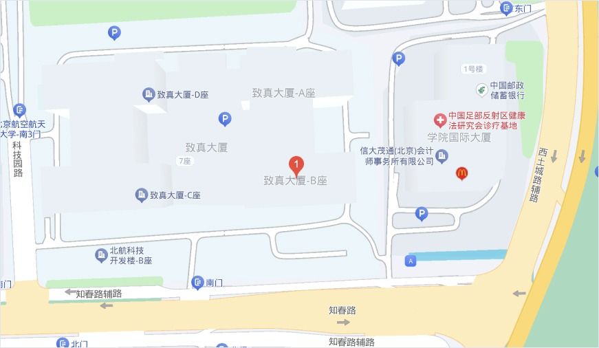 Beijing office location map